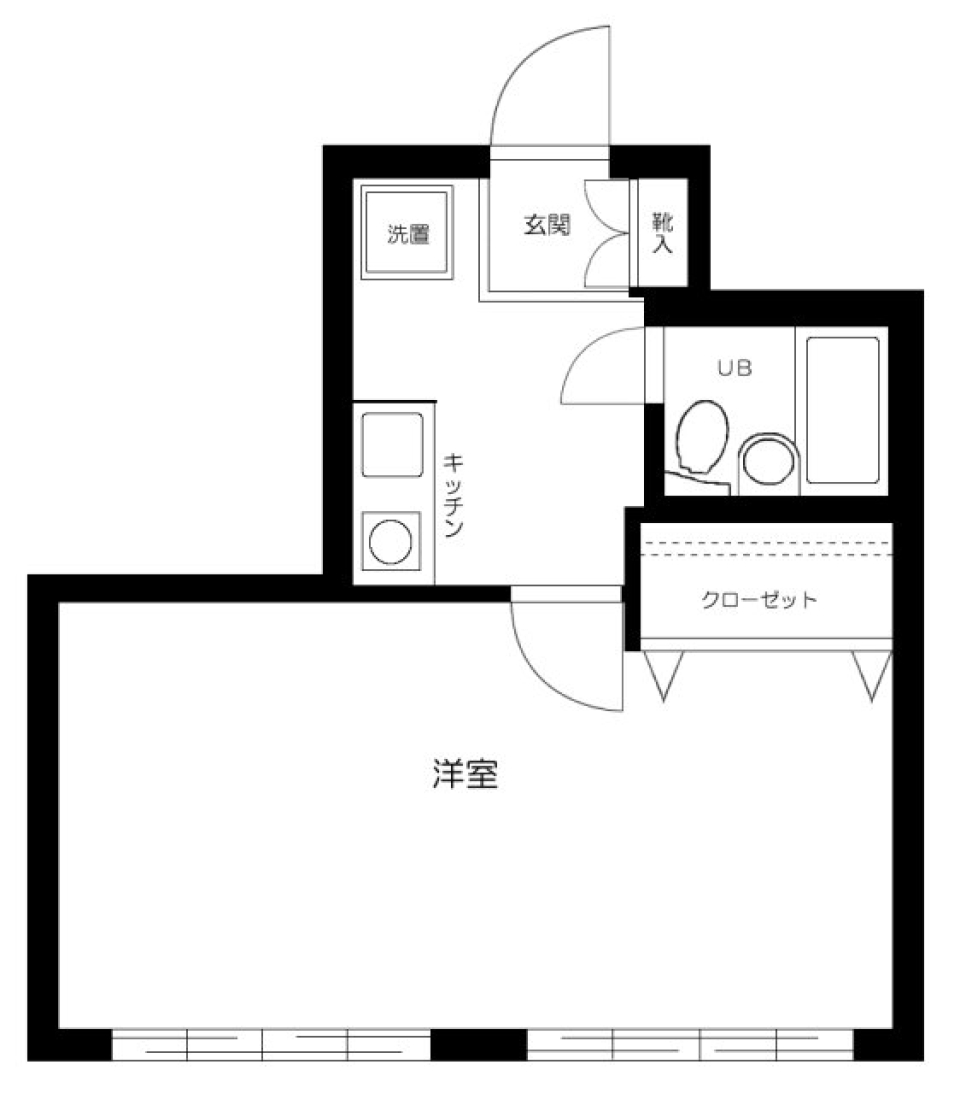 新宿桂ビル　204号室の間取り図