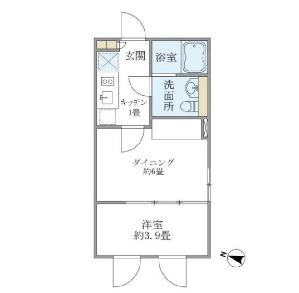 ＡＬＥＲＯ中野　304号室の間取り図