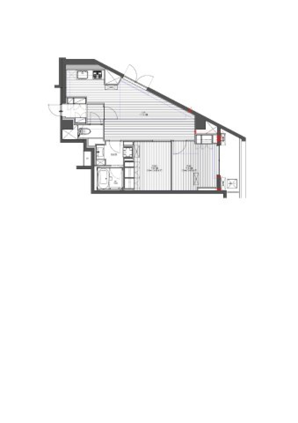 プライムアーバン笹塚　701号室の間取り図