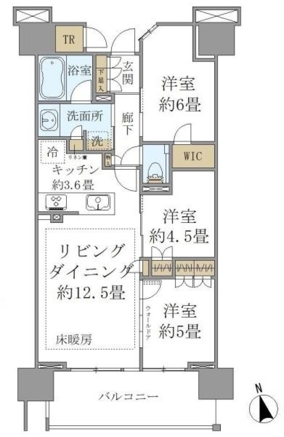 Ｂｒｉｌｌｉａ　Ｃｉｔｙ　西早稲田 213号室の間取り図