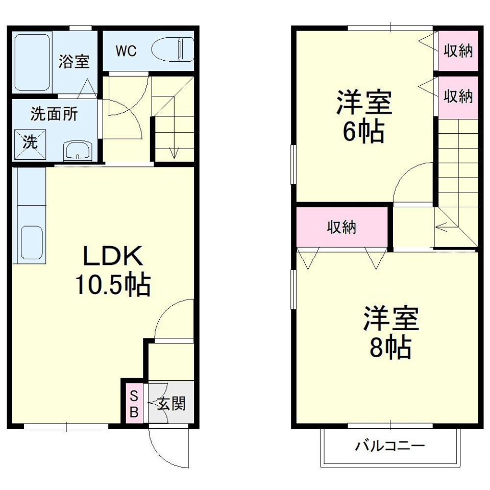 青空の下で暮らすの間取り図