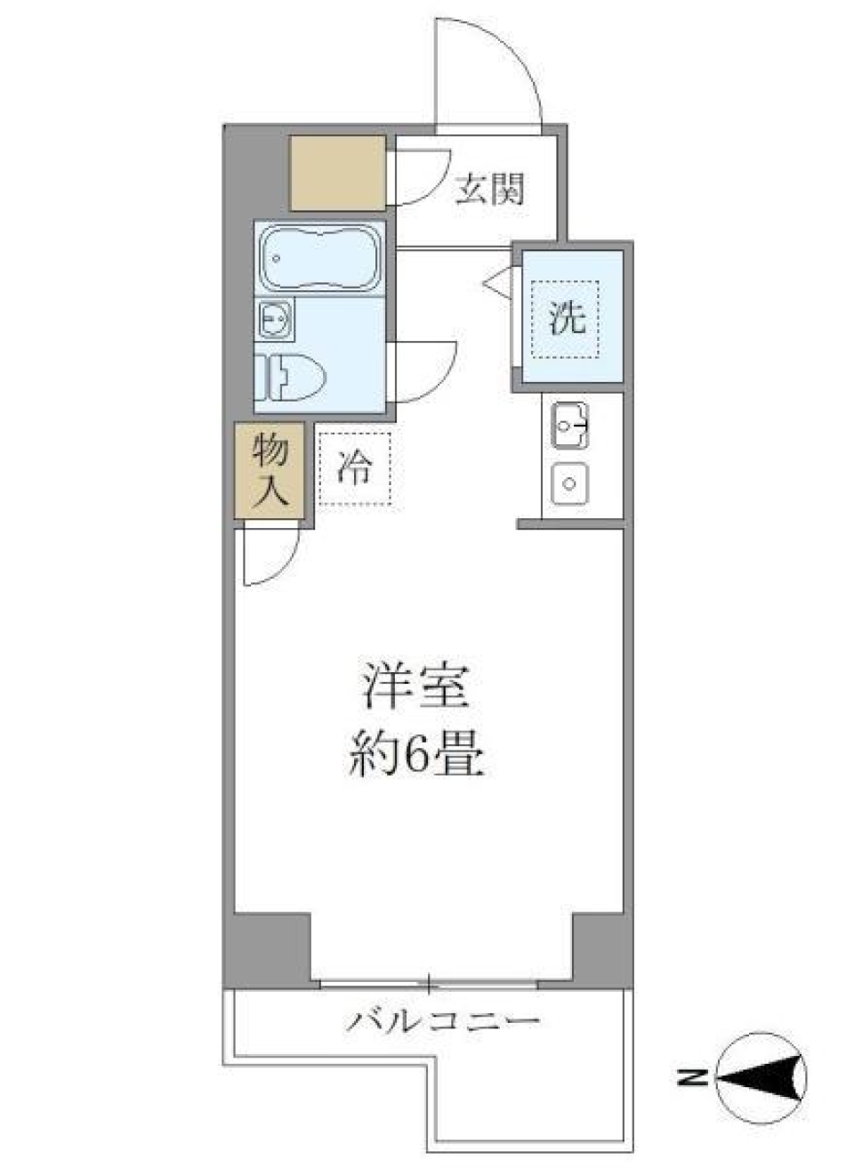 ウインベル錦糸町第３　707号室の間取り図