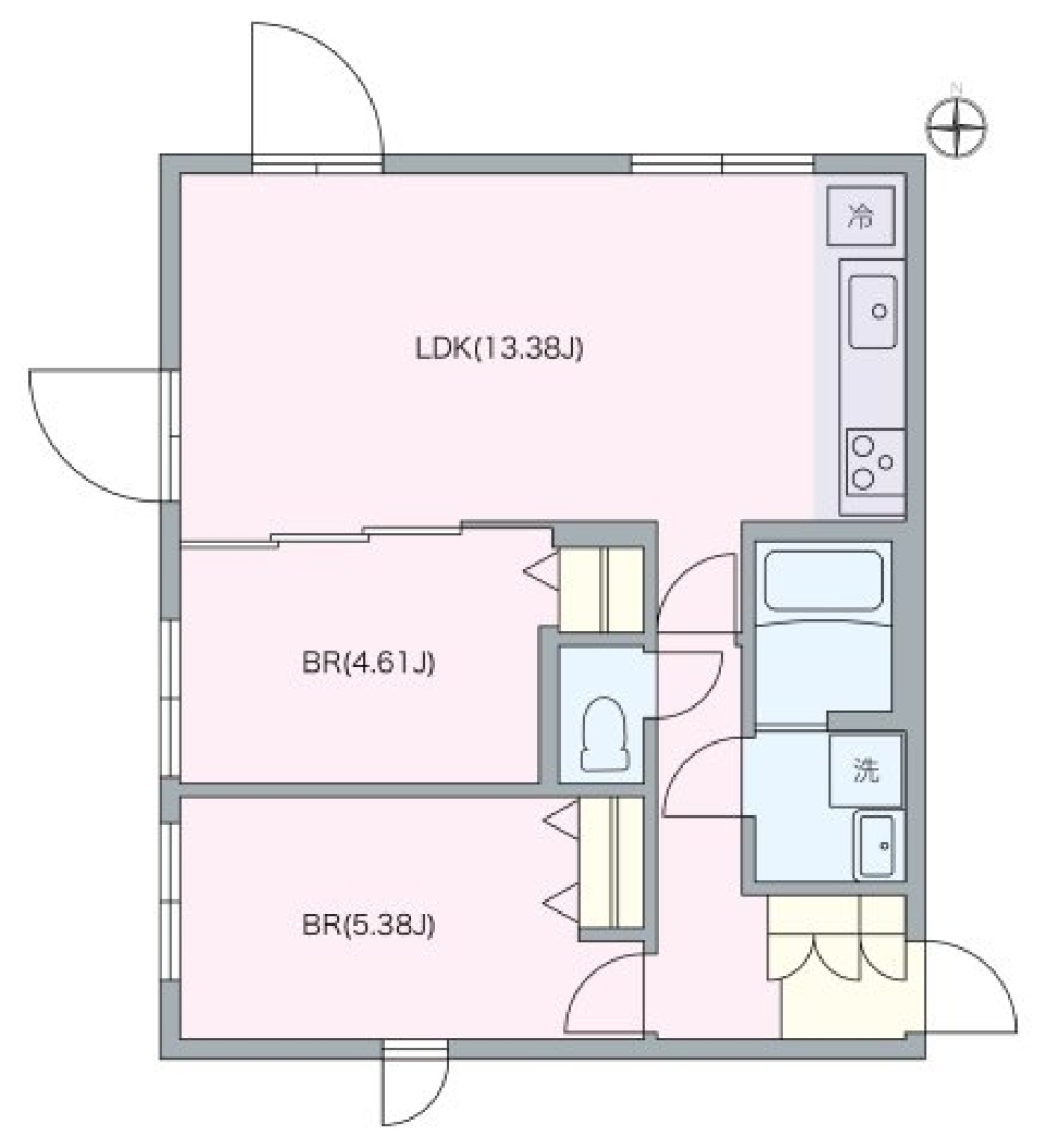 DASH LIVING YOYOGI UEHARA（ダッシュリビング代々木上原）　402号室の間取り図