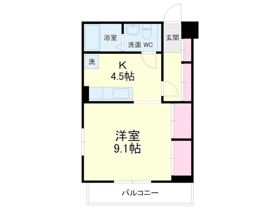 ショートケーキのようなスイートライフの間取り図