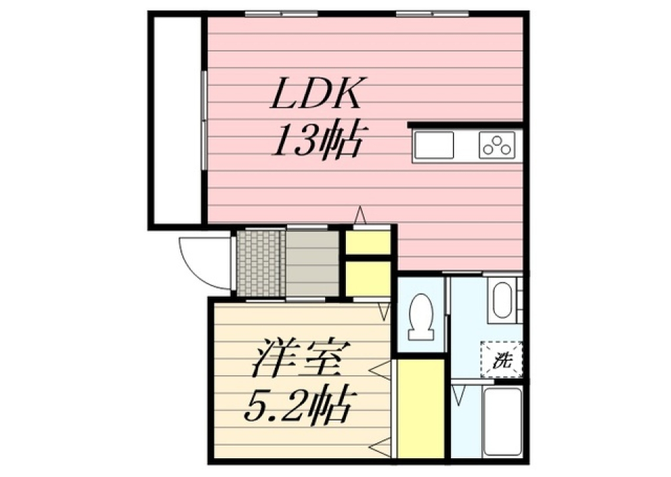 どこにいても日光浴の間取り図