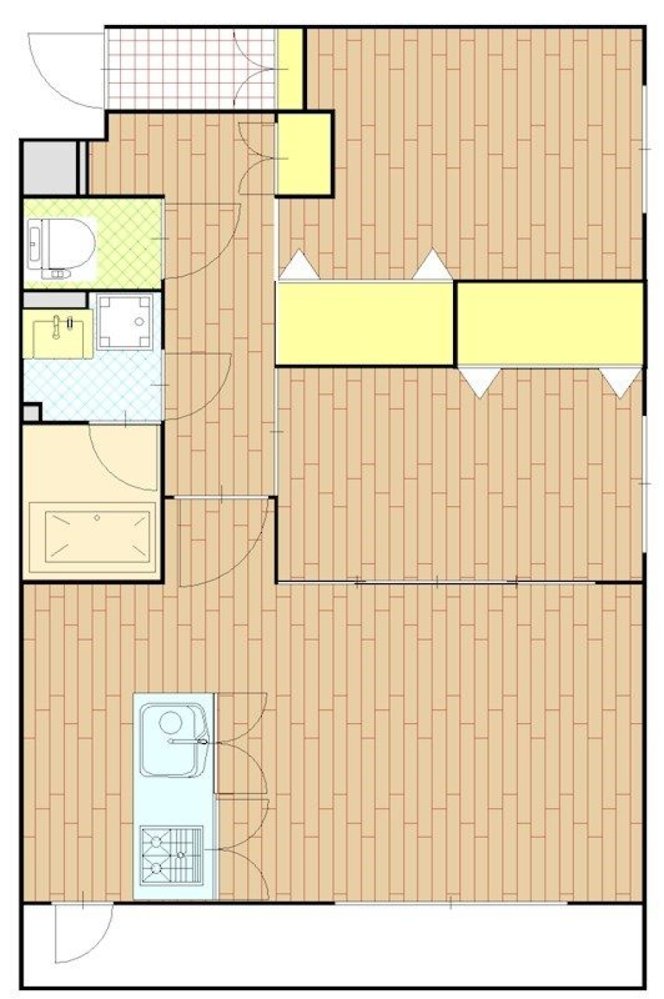 木の香りに癒されて【新築】の間取り図