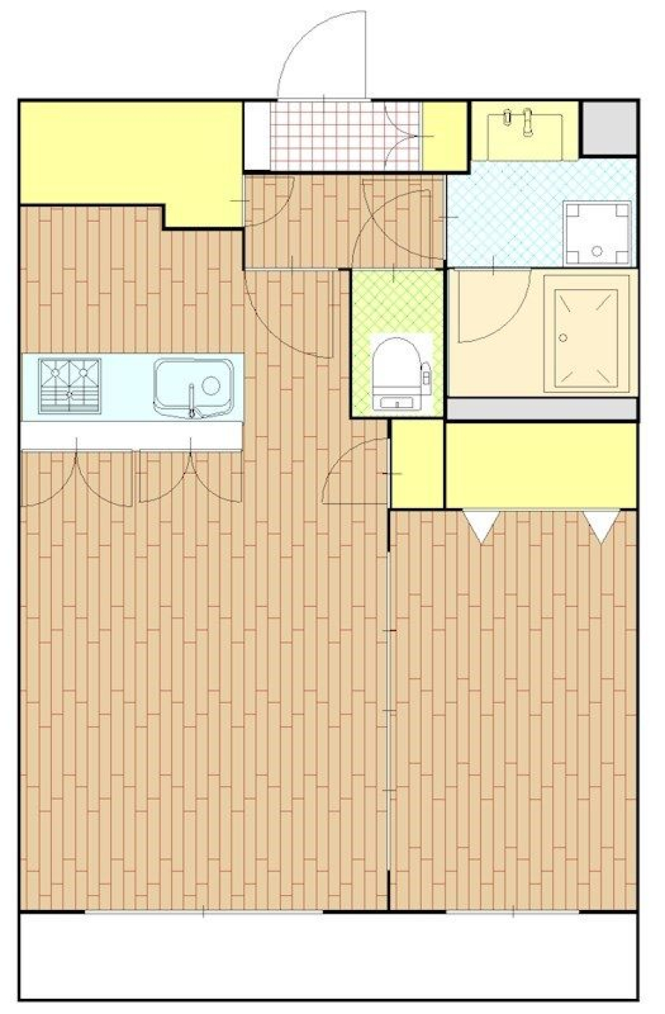 新生活、この部屋とともに【新築】の間取り図