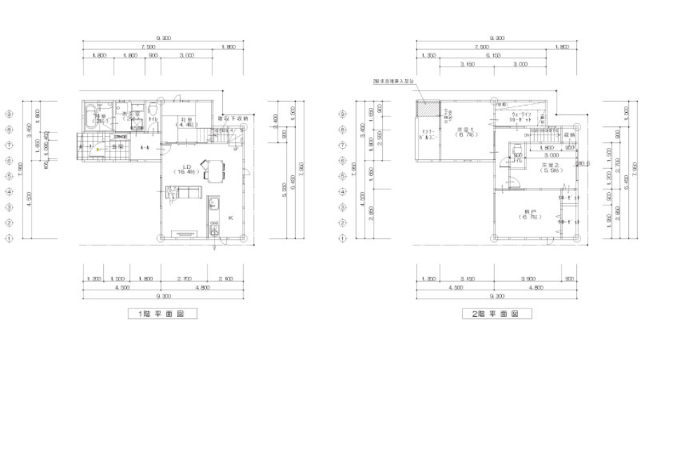 コンパクトだけど上質な空間の間取り図