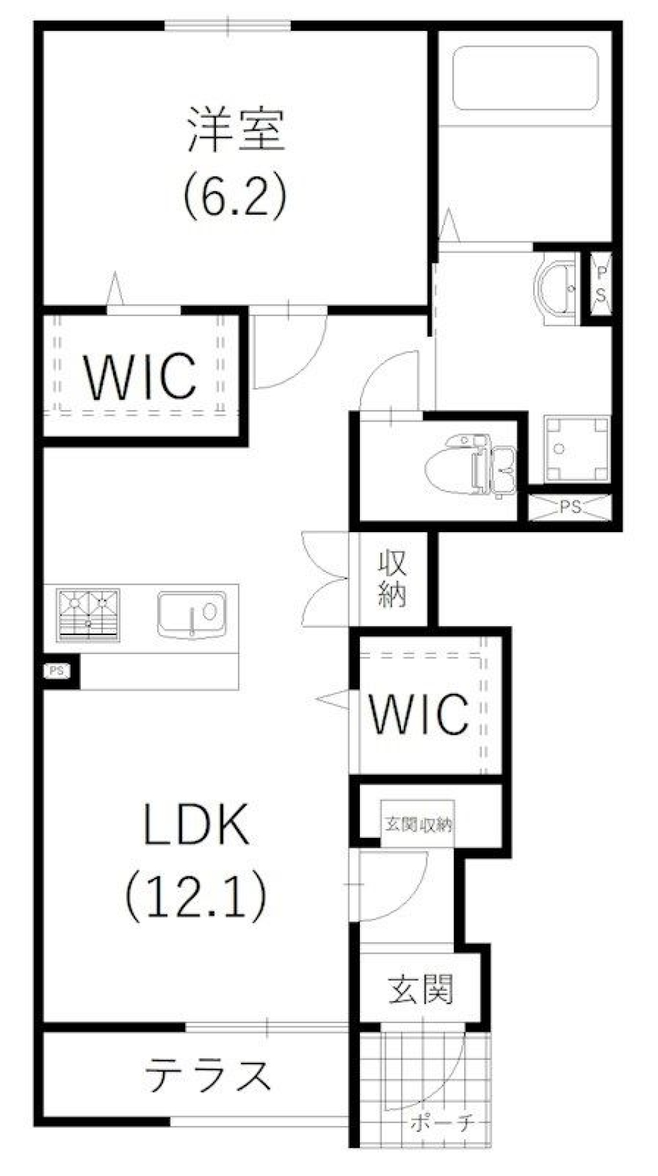 毎日迎える素敵な朝の間取り図