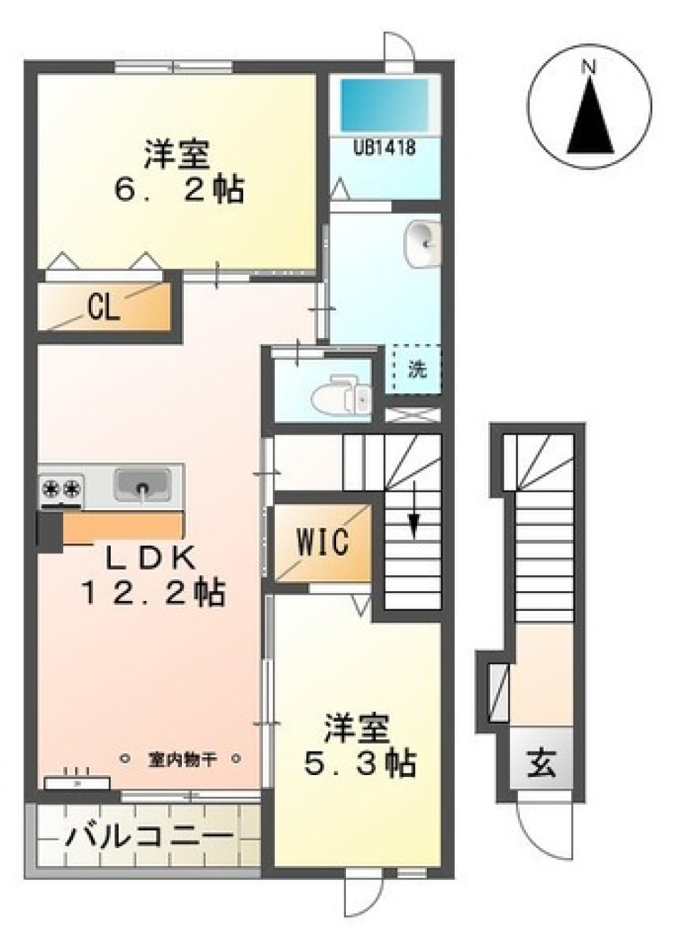 あなたが寝てる間にの間取り図