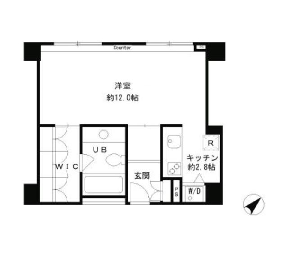 ＫＤＸレジデンス南青山　203号室の間取り図