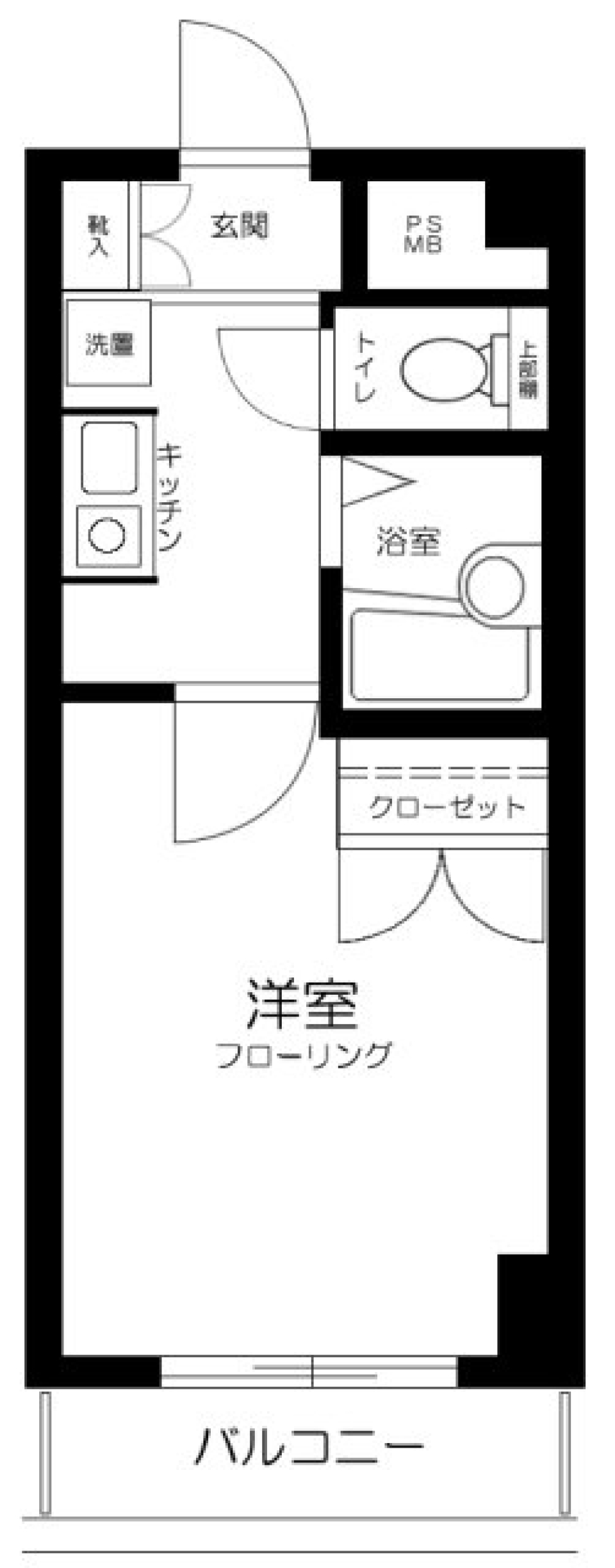 ロイヤルアメニティー南馬込　308号室の間取り図