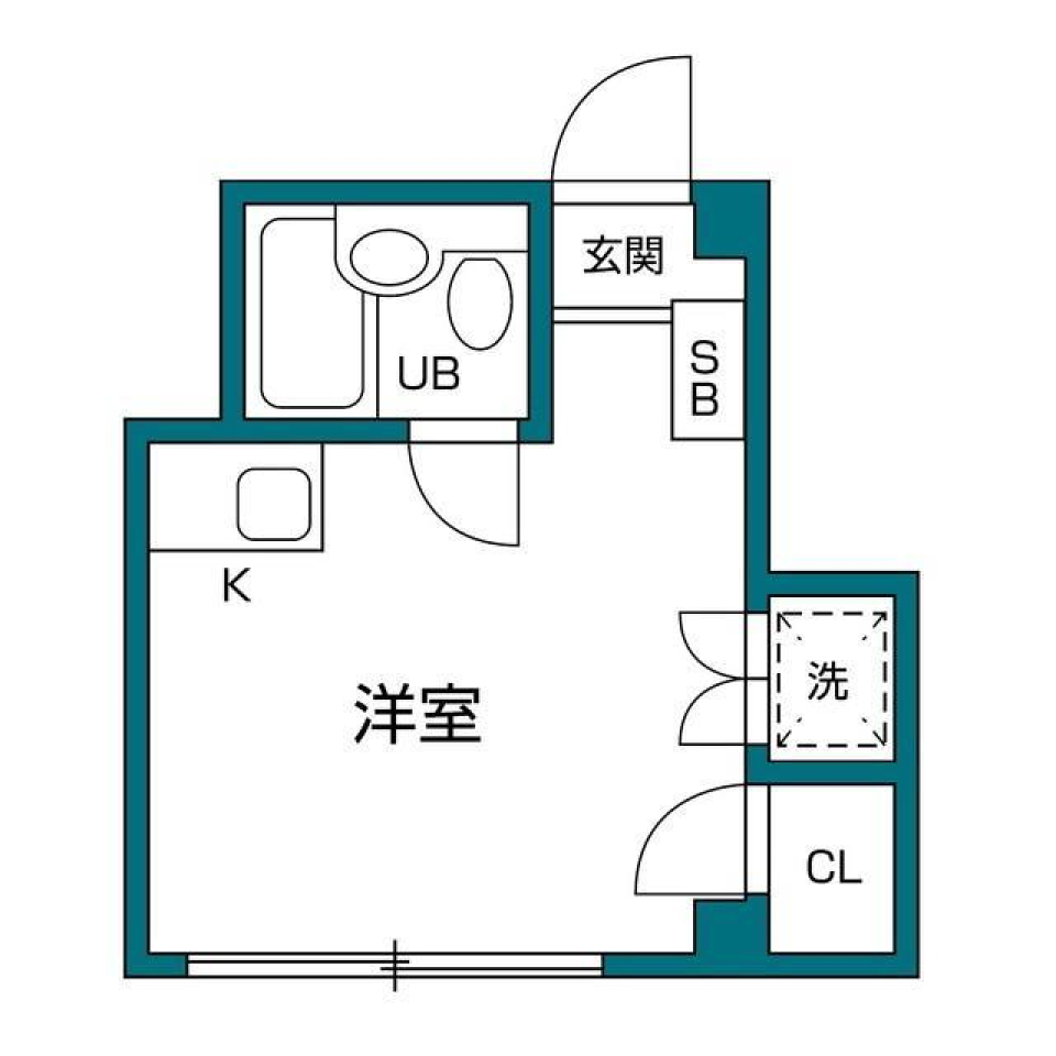 パークコート東高円寺　302号室の間取り図