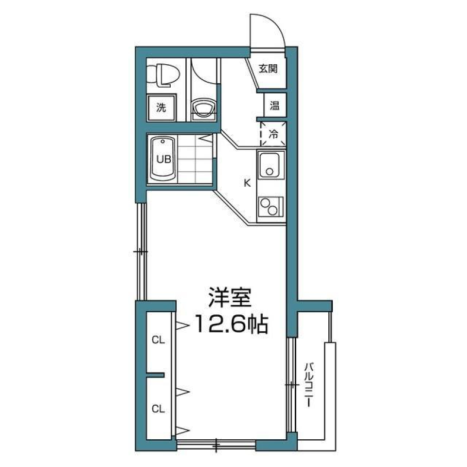 グランバリュー用賀　304号室の間取り図