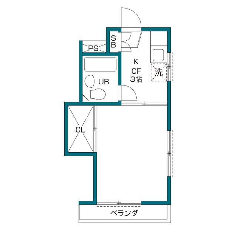 ハイムピア2　205号室の間取り図