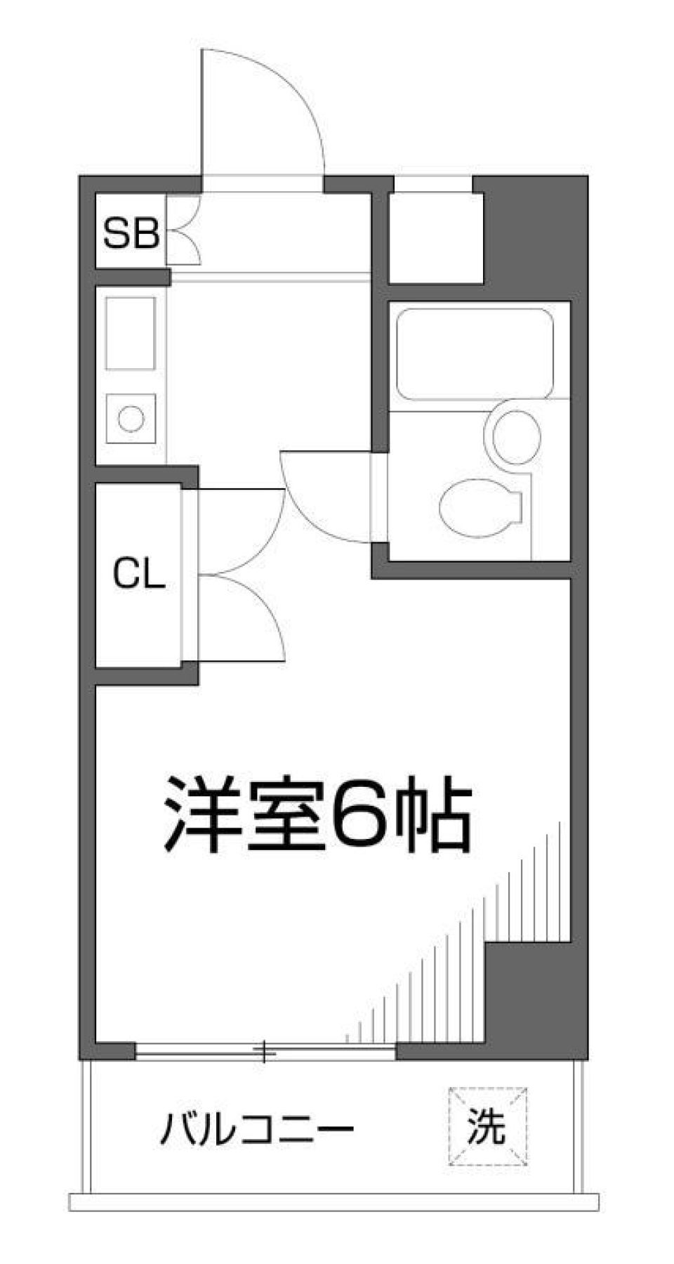 ハイムピア8　201号室の間取り図