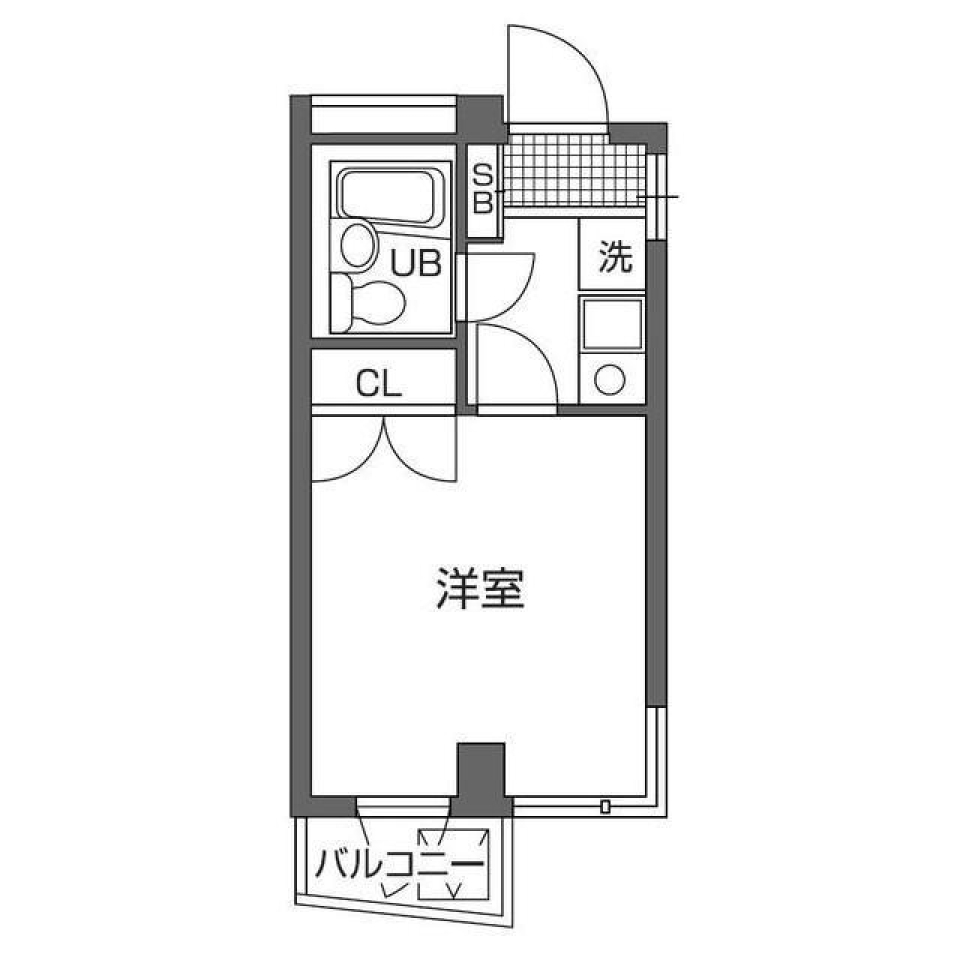 グランバリュー久我山　201号室の間取り図