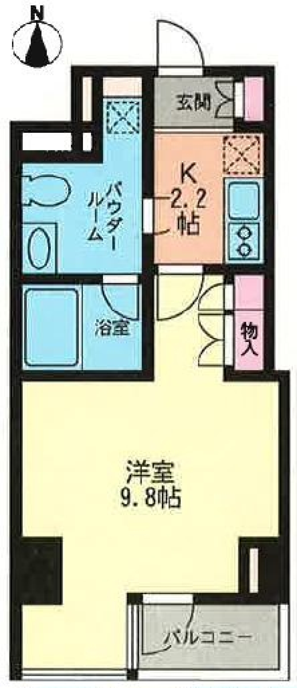 プライムアーバン学芸大学Ⅱ 701号室の間取り図