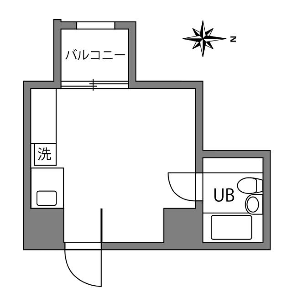 グランバリュー八王子北野 311号室の間取り図