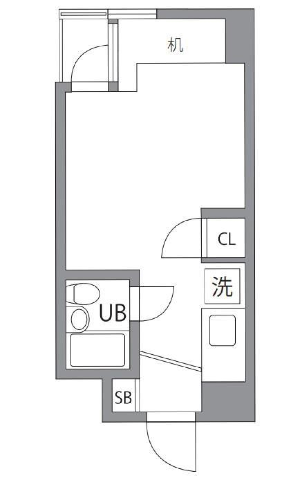 グランバリュー八王子北野 203号室の間取り図