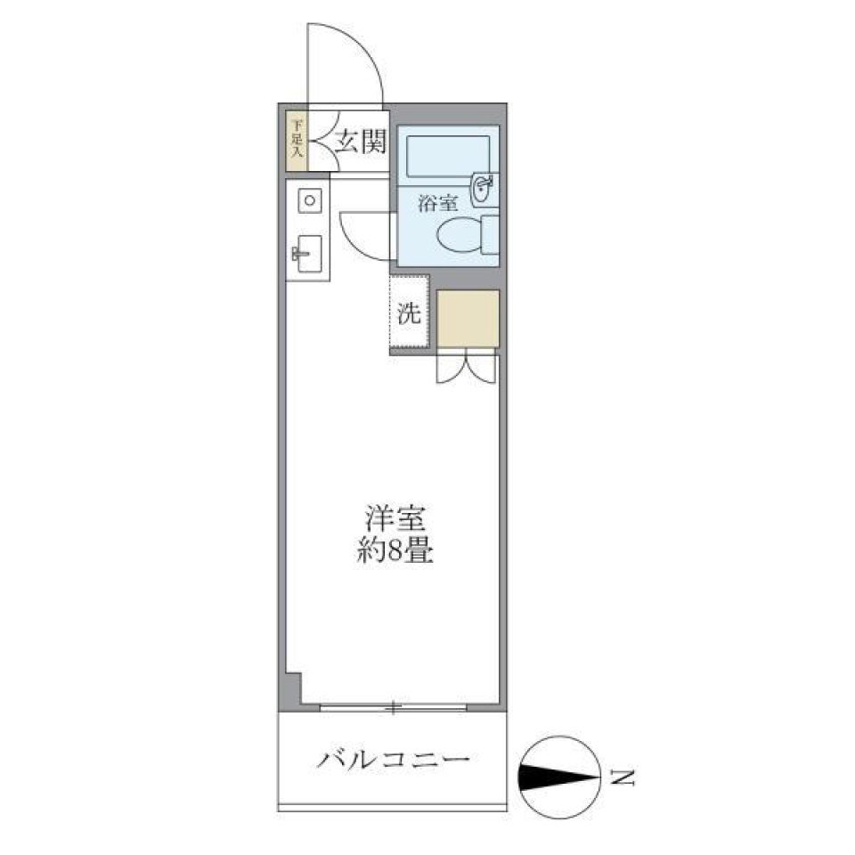 Ｒ－ＳＴＹＬＥ南大泉 105号室の間取り図