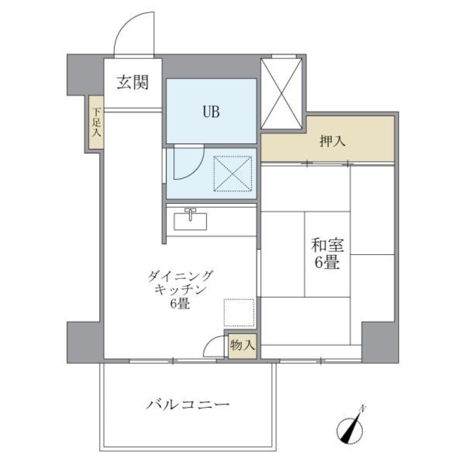 東建ニューハイツ西新宿　307号室の間取り図