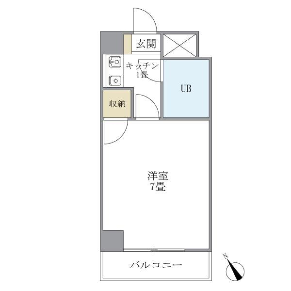 アセテック清瀬　505号室の間取り図