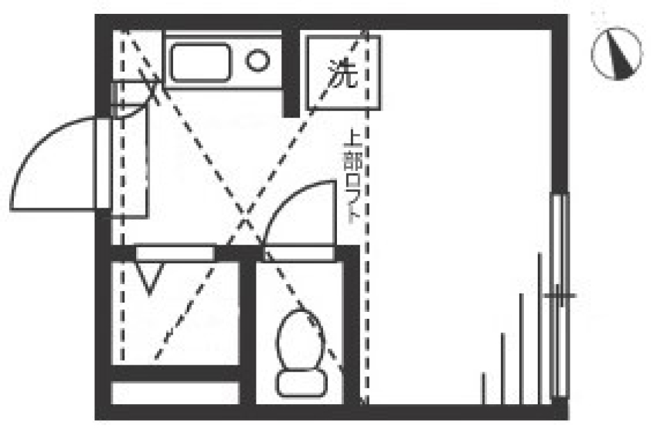 ルベルソー駒沢　0201号室の間取り図