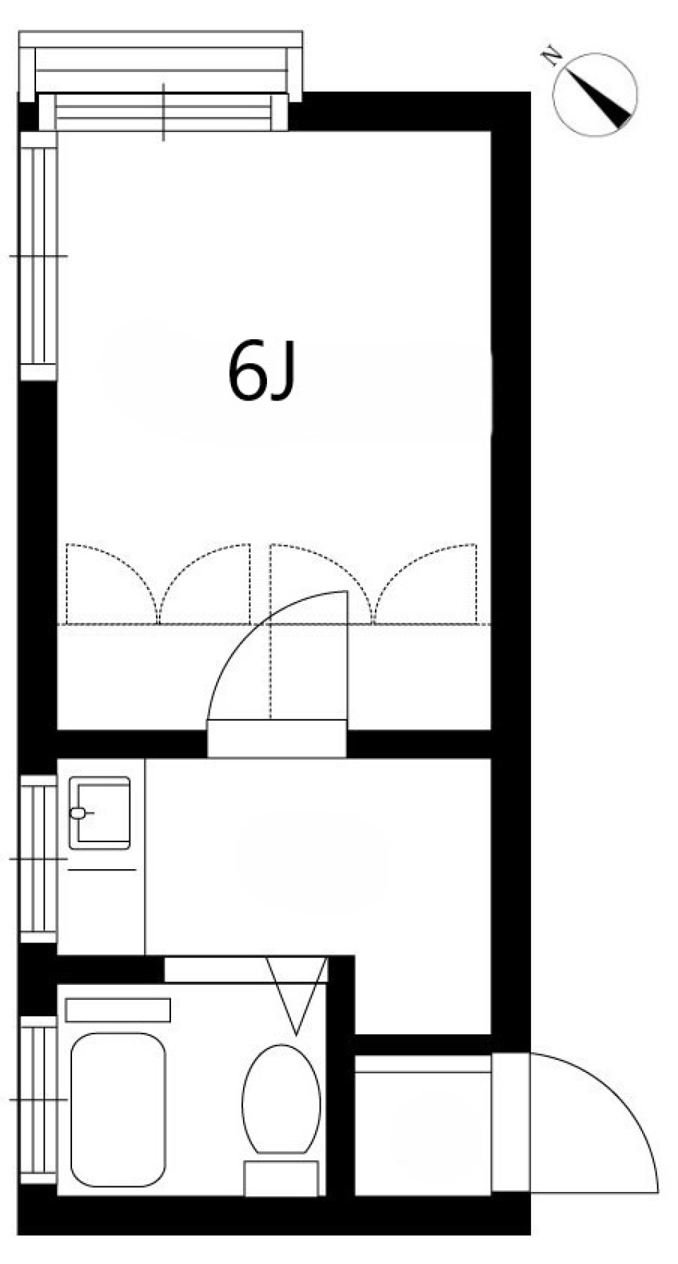 コーポ泉　203号室の間取り図