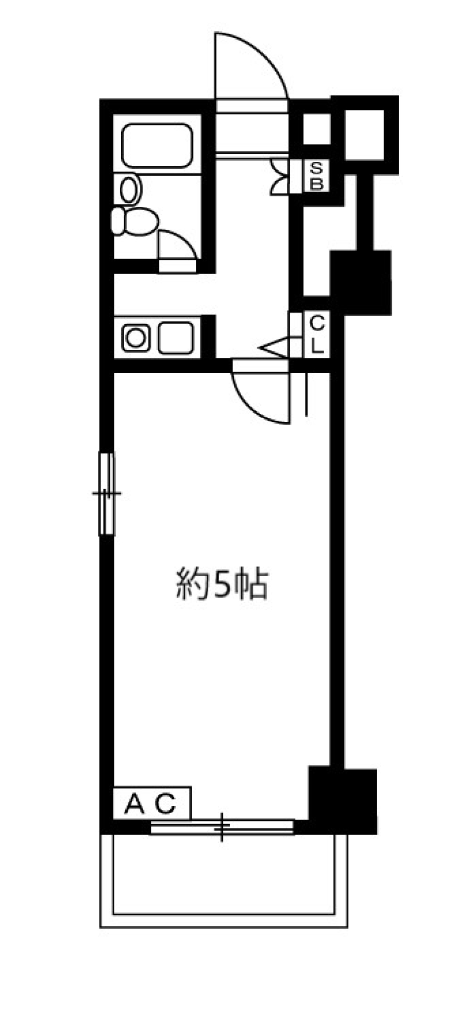 ライオンズマンション大森本町第2　408号室の間取り図