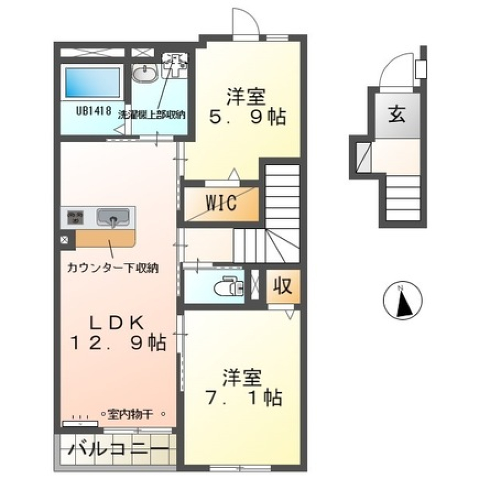 記録を残したくての間取り図