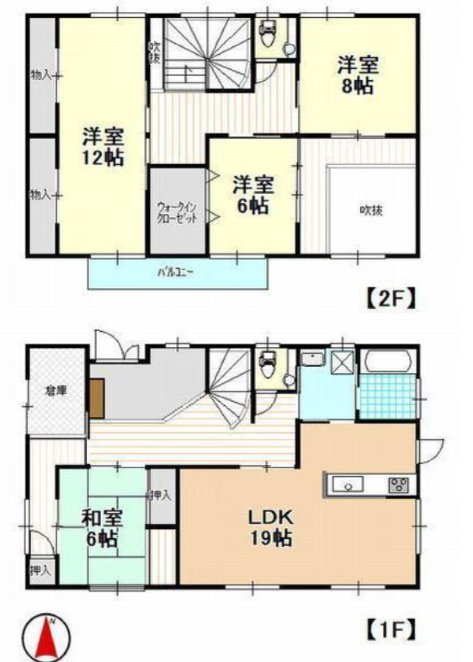 ペンションOHIRADAIの間取り図