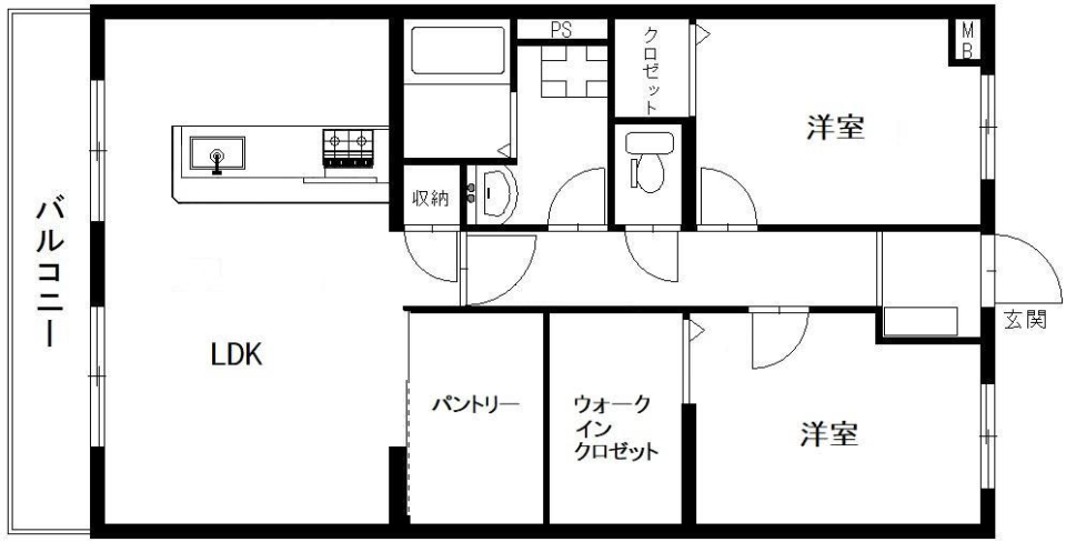 好きなものに囲まれての間取り図