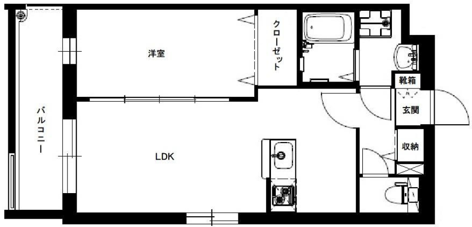 ナチュラルエレガンスなマイルーム [築浅]の間取り図