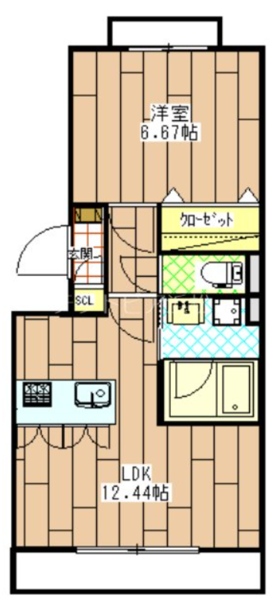 駅周辺へお勤めの方へ。の間取り図