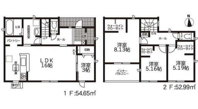 全部屋窓２つ+収納付きだから家族みんなで明るくゆったり暮らせます。