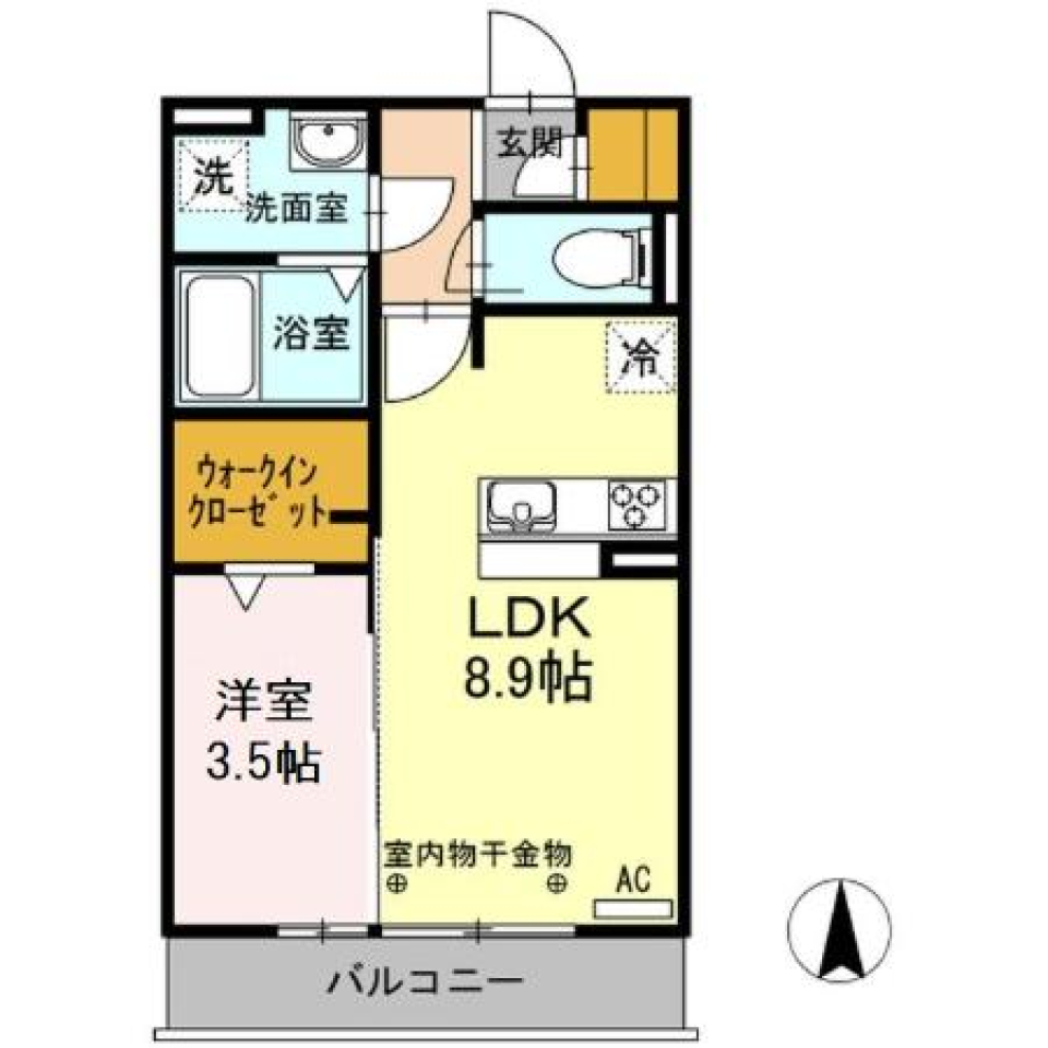 暖かな日差しの間取り図