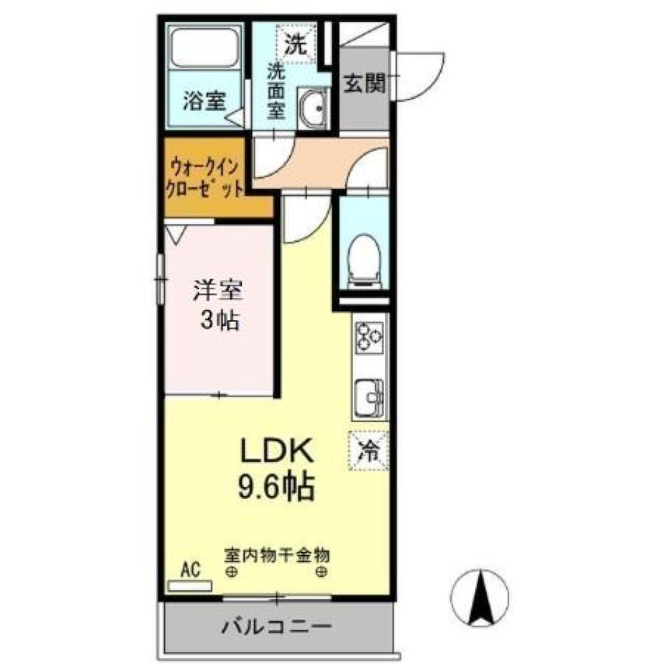 私だけのアトリエの間取り図