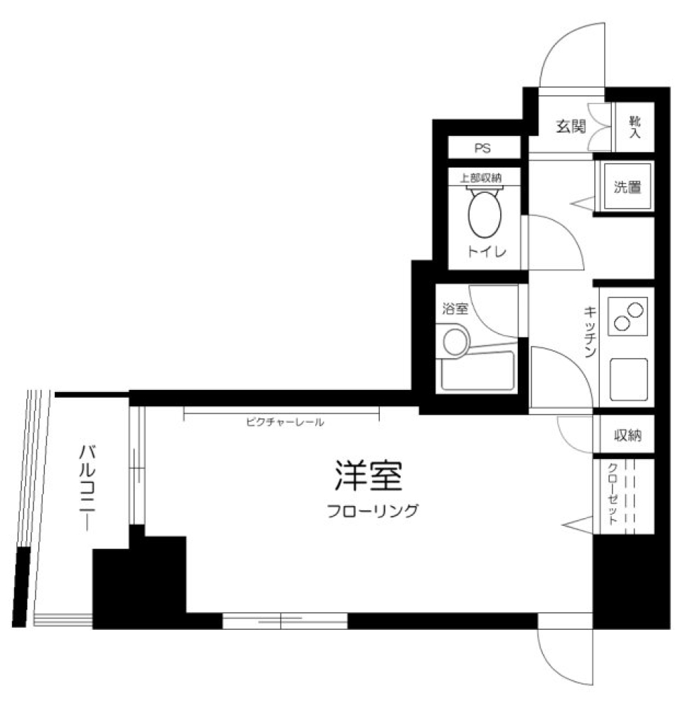 プレール・ドゥーク銀座ＥＡＳＴ 503号室の間取り図