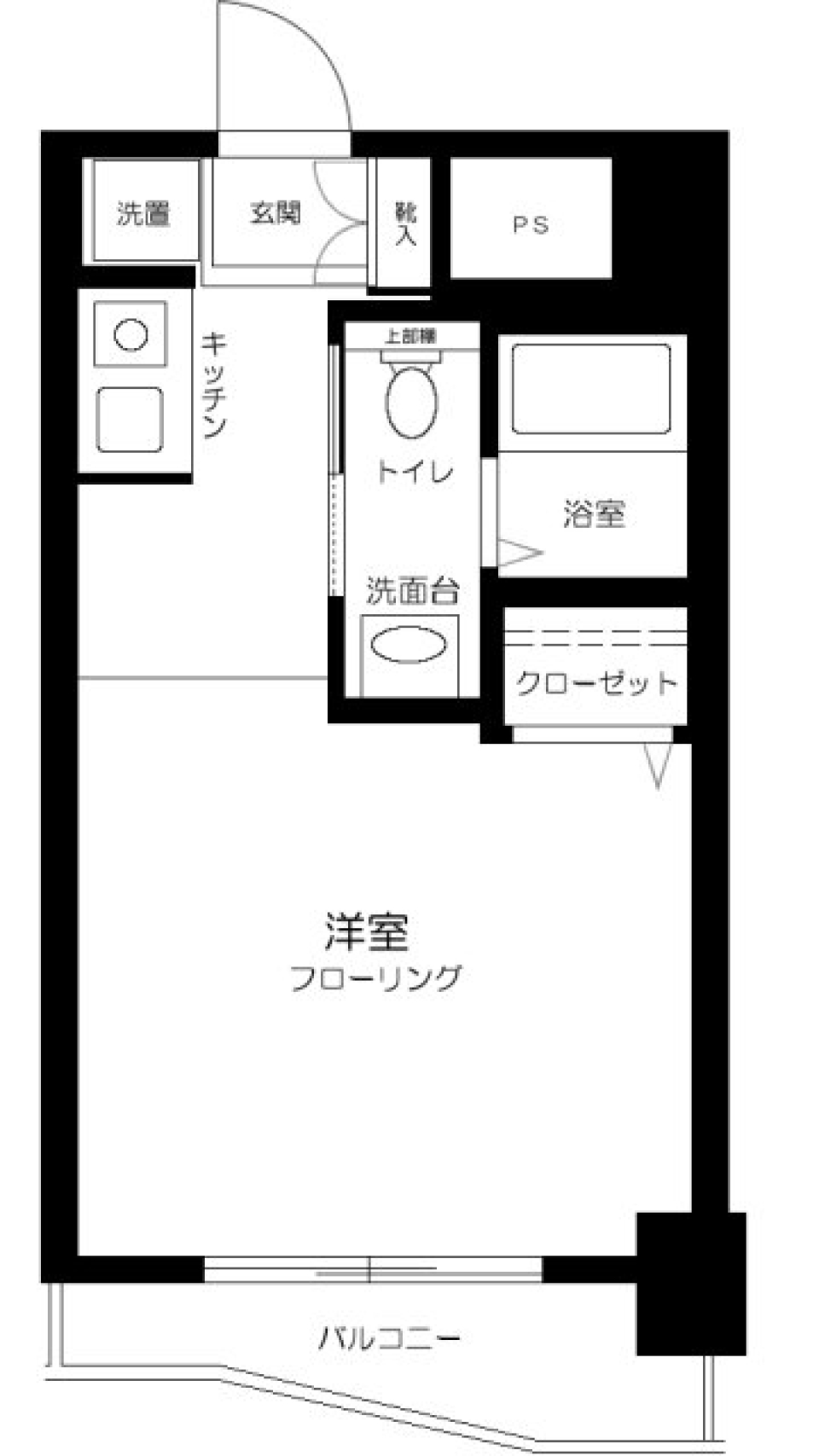 ラミアール三ノ輪駅前　302号室の間取り図