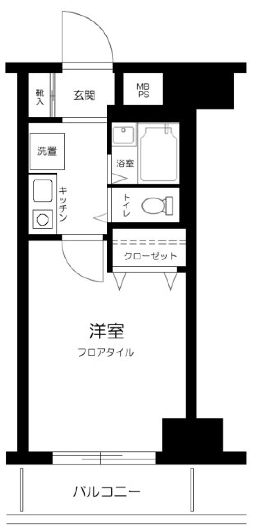 アーバンヒルズ平井　702号室の間取り図