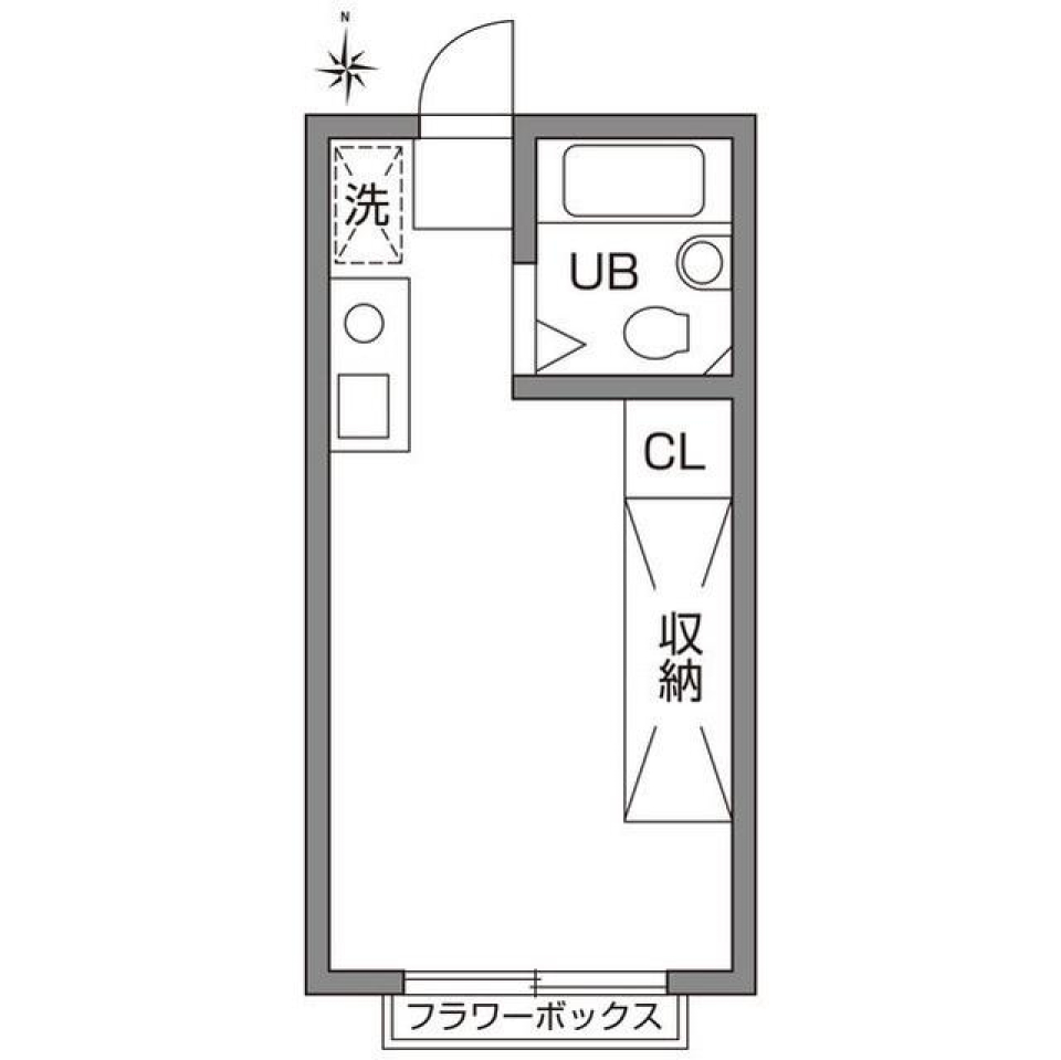 ピア祖師谷　201号室の間取り図