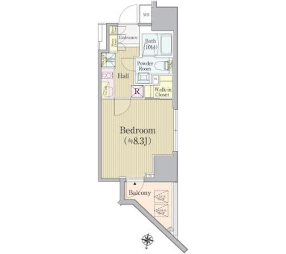 ＲＥＸ白金　601号室の間取り図