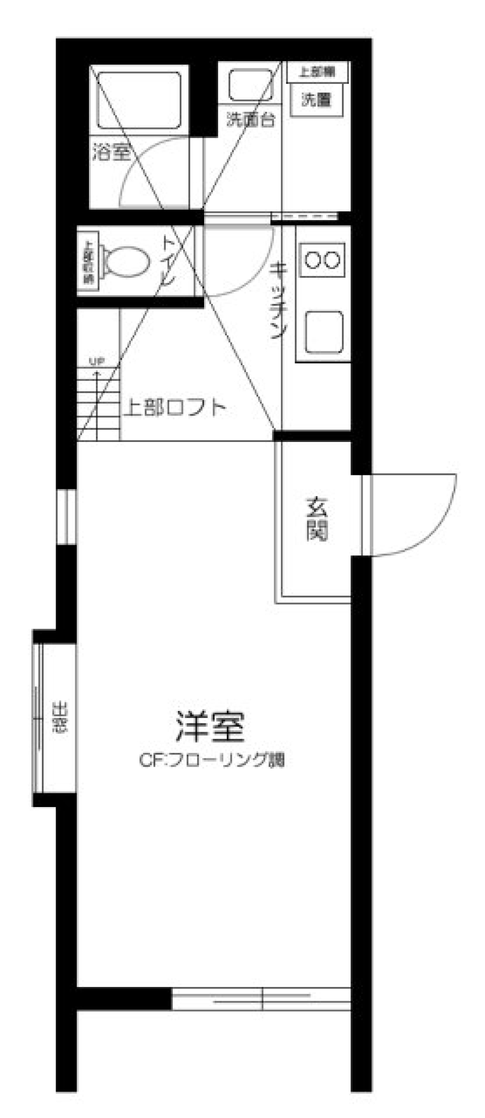 ＡＲＫ経堂　204号室の間取り図