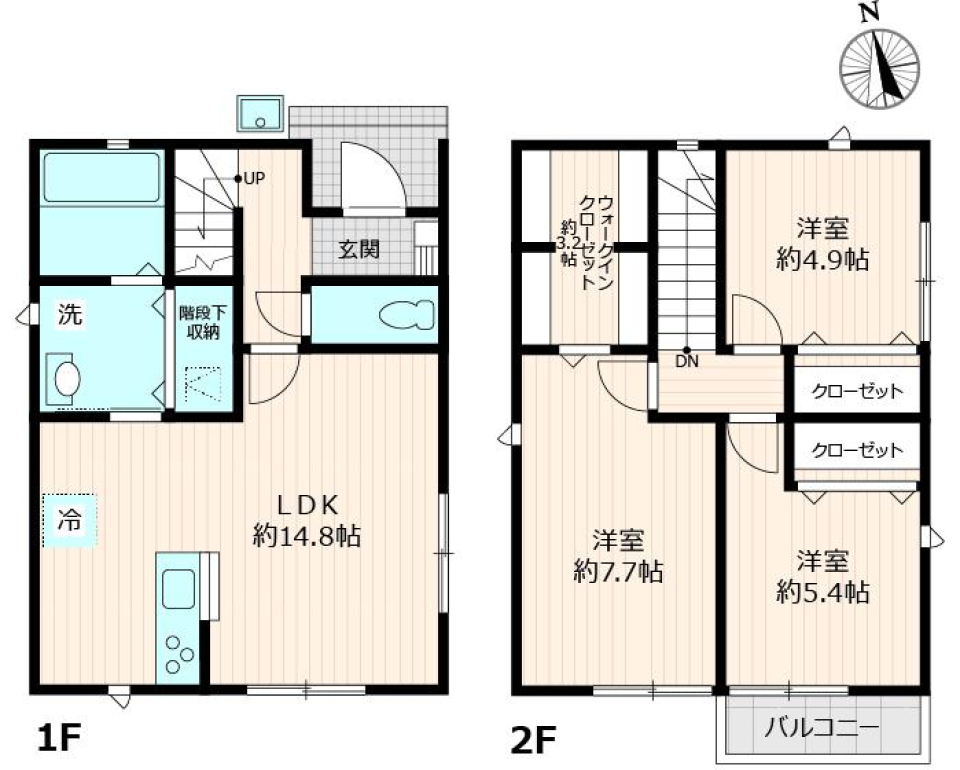 舎人戸建 J号室［ペット可］の間取り図