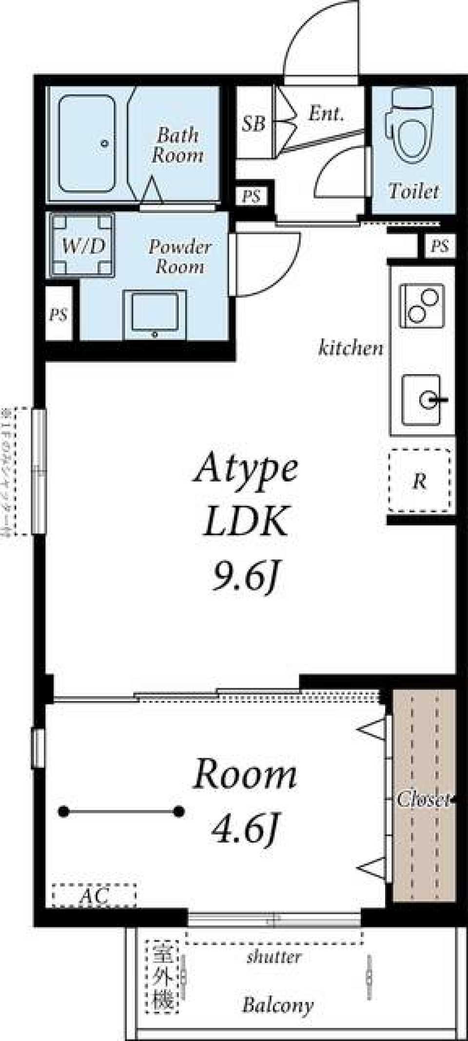 Ｓｅｐｉａ　Ｐａｌａｃｅ 101号室の間取り図