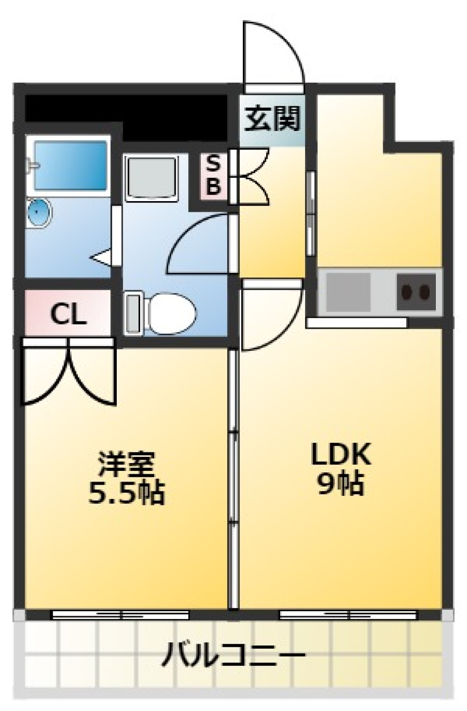 PLACE･T 502号室［ペット可］の間取り図