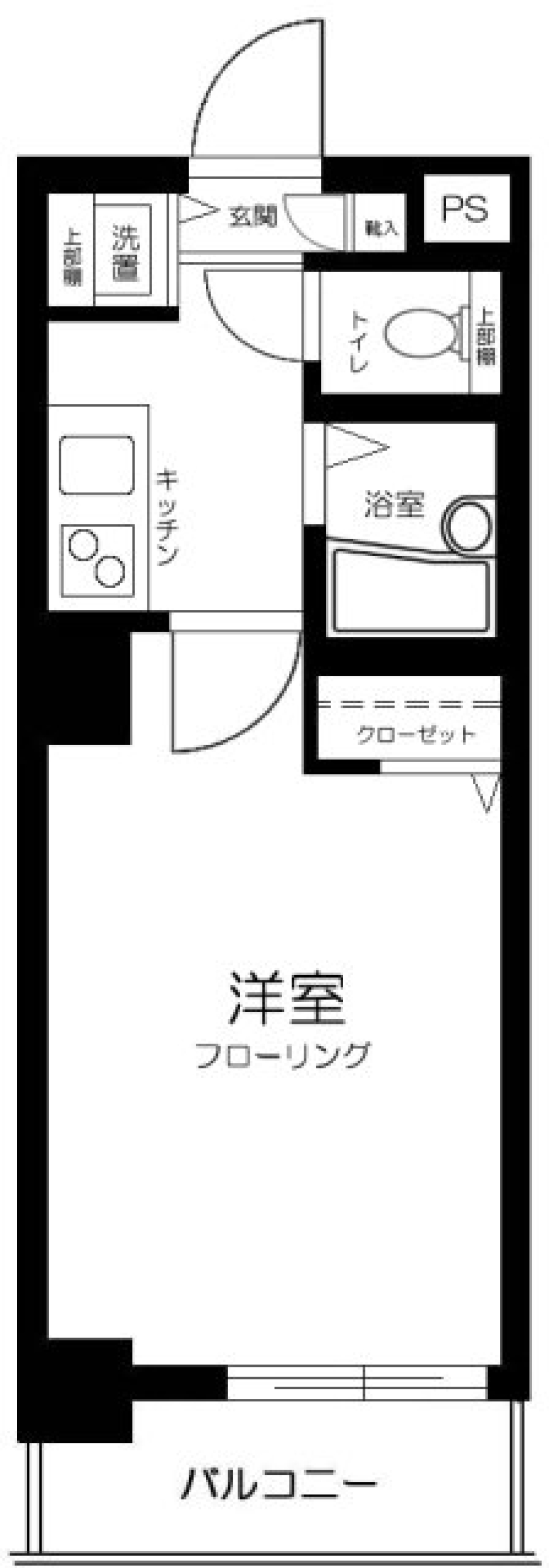 スカイコート東陽町ＥＡＳＴ 208号室の間取り図