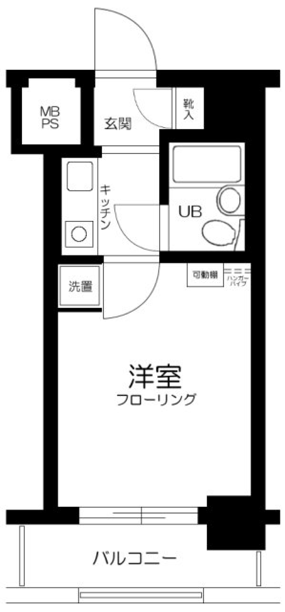 クリオ亀戸１番館 602号室の間取り図