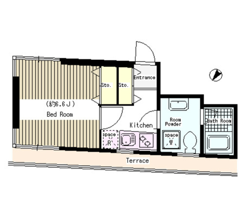 パティオみづほ文京東大前 304の間取り図